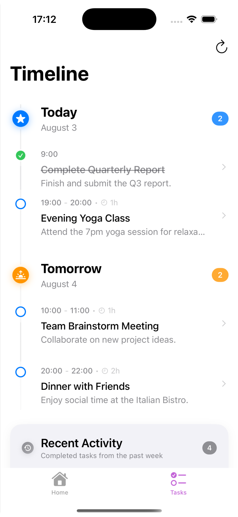 Remindy AI App Screenshot